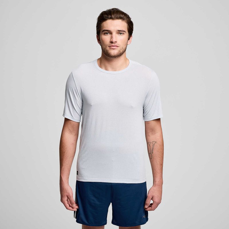 Saucony Stopwatch Short Sleeve herr